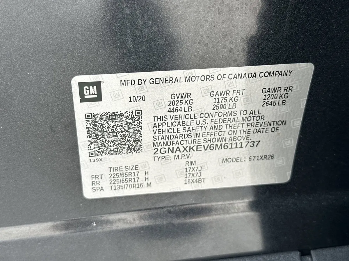 2021 Chevrolet Equinox LT thumbnail 34