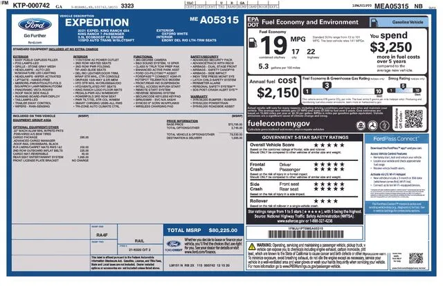 2021 Ford Expedition King Ranch thumbnail 27