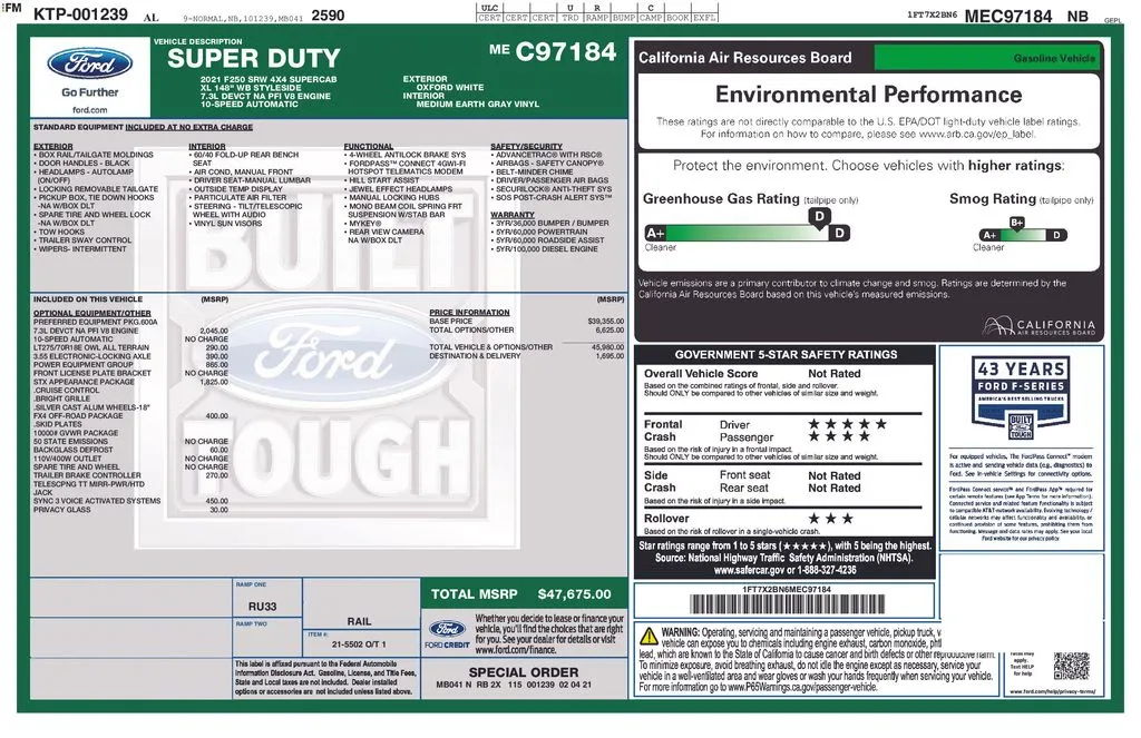 2021 Ford F-250SD XL thumbnail 7