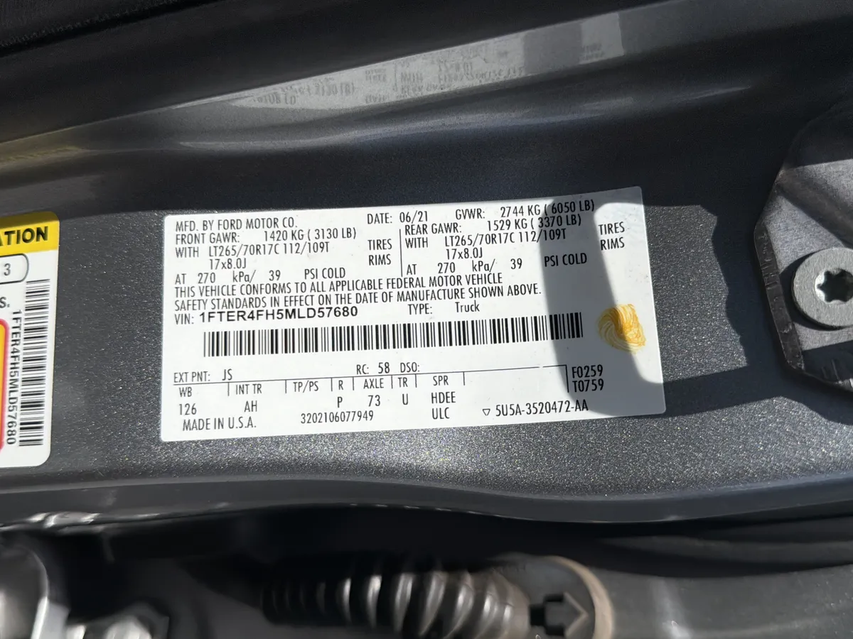 2021 Ford Ranger XLT thumbnail 31