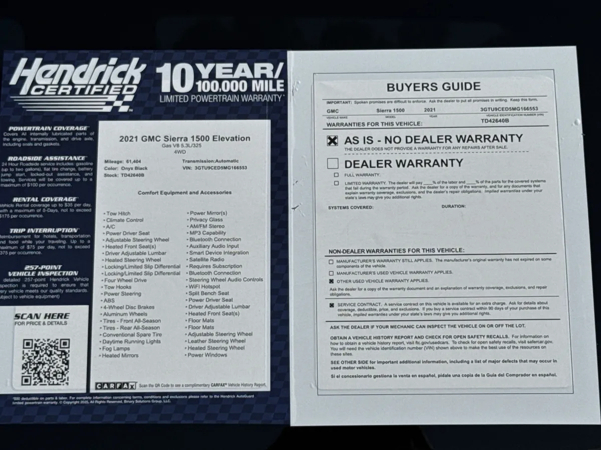 2021 GMC Sierra 1500 Elevation thumbnail 33