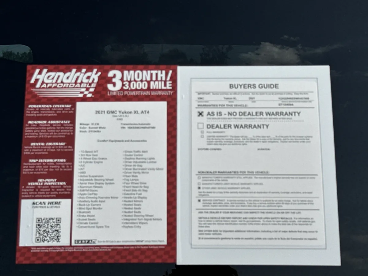 2021 GMC Yukon XL AT4 thumbnail 43