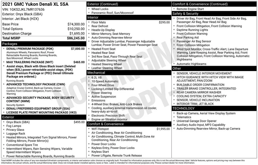 2021 GMC Yukon XL Denali thumbnail 27