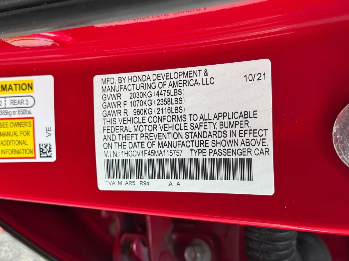 2021 Honda Accord Sport SE 1.5T thumbnail 41