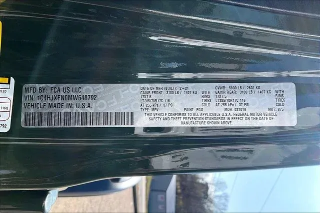2021 Jeep Wrangler Unlimited Rubicon thumbnail 16