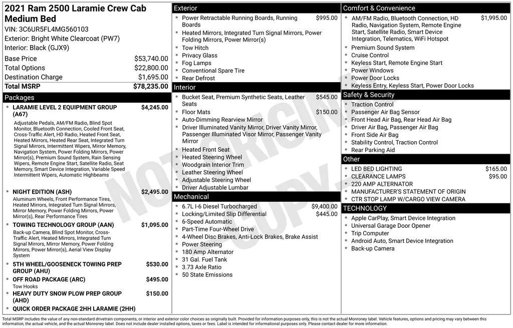 2021 Ram 2500 Laramie thumbnail 7