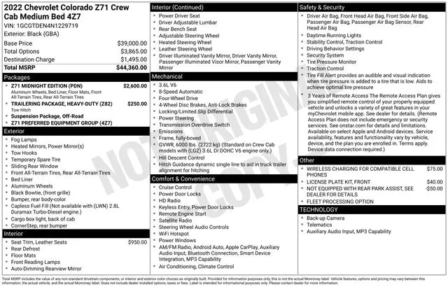 2022 Chevrolet Colorado Z71 thumbnail 6
