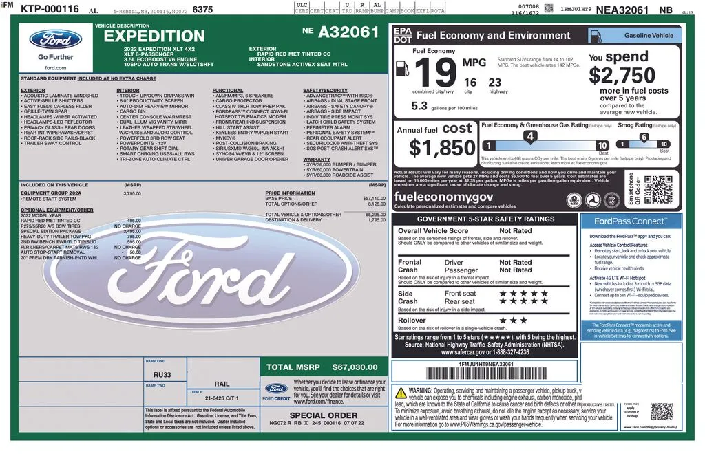 2022 Ford Expedition XLT thumbnail 7