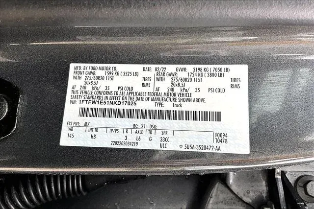 2022 Ford F-150 Lariat thumbnail 16