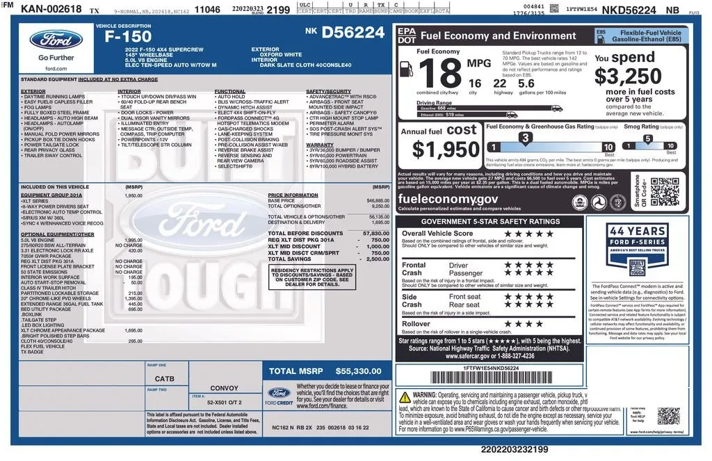 2022 Ford F-150 XLT thumbnail 9
