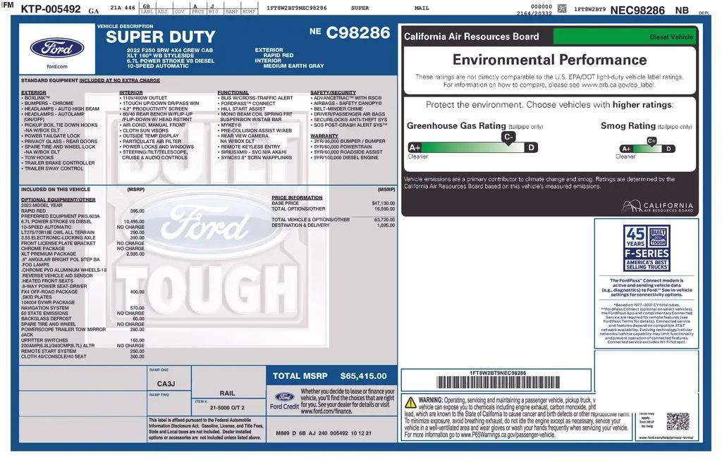 2022 Ford F-250SD XLT thumbnail 7