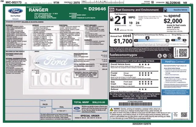 2022 Ford Ranger XLT thumbnail 27