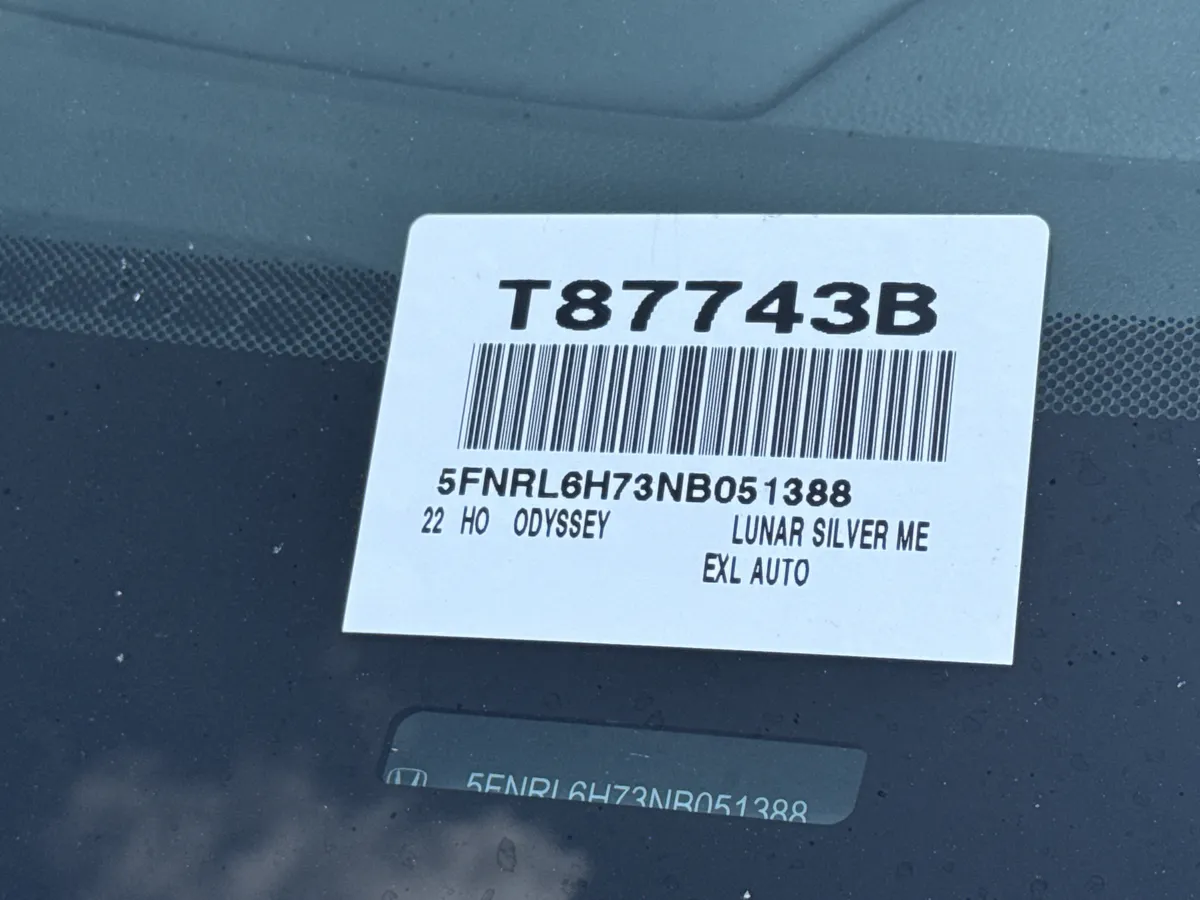 2022 Honda Odyssey EX-L thumbnail 39