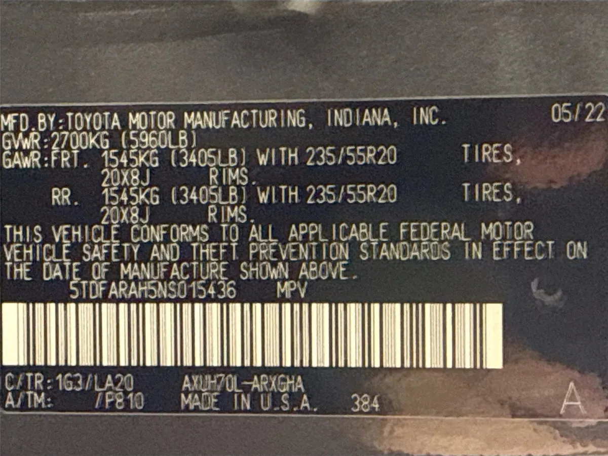 2022 Toyota Highlander Hybrid Platinum thumbnail 50