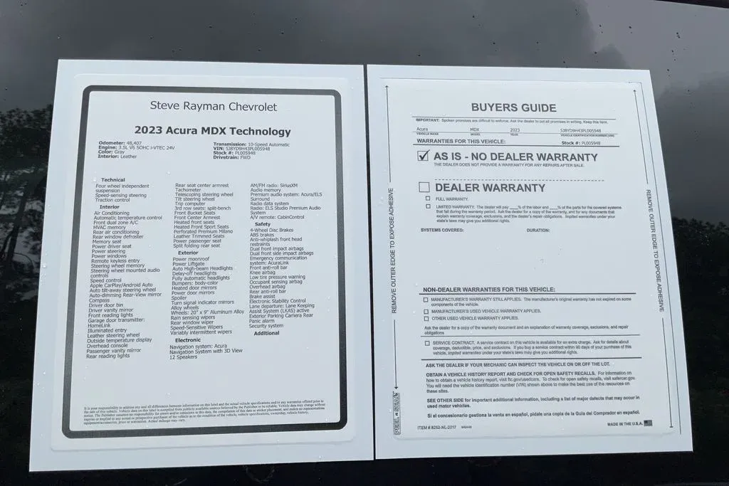 2023 Acura MDX Technology thumbnail 25