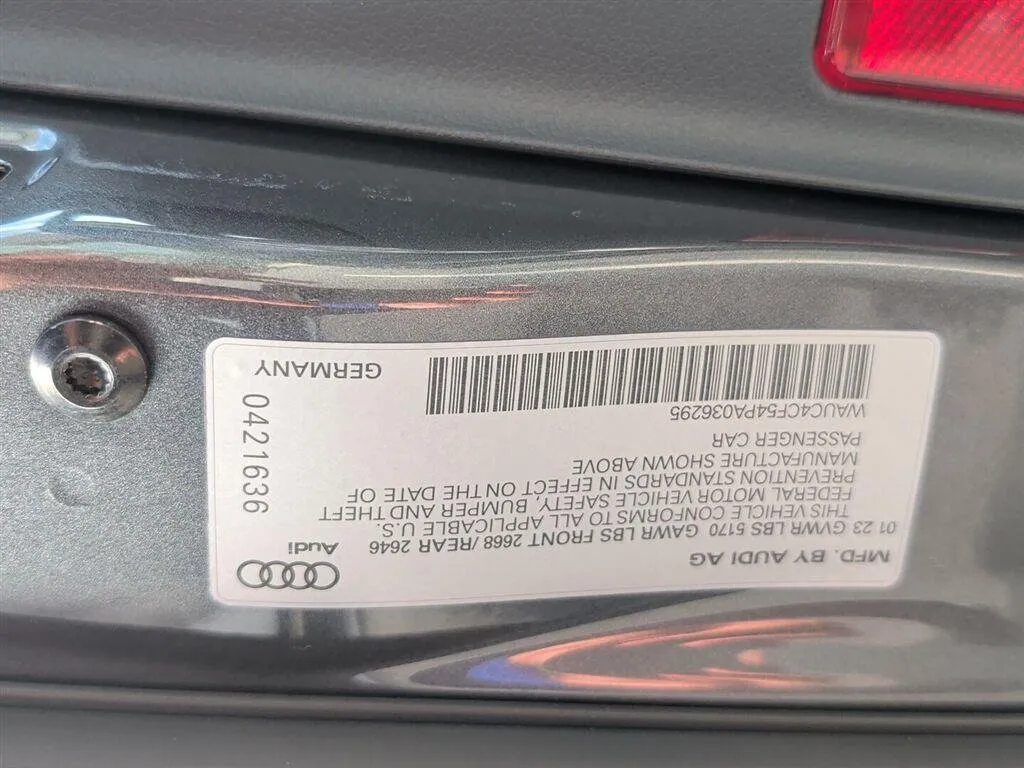 2023 AUDI S3 2.0T MODEL-8VS51L PREST thumbnail 7