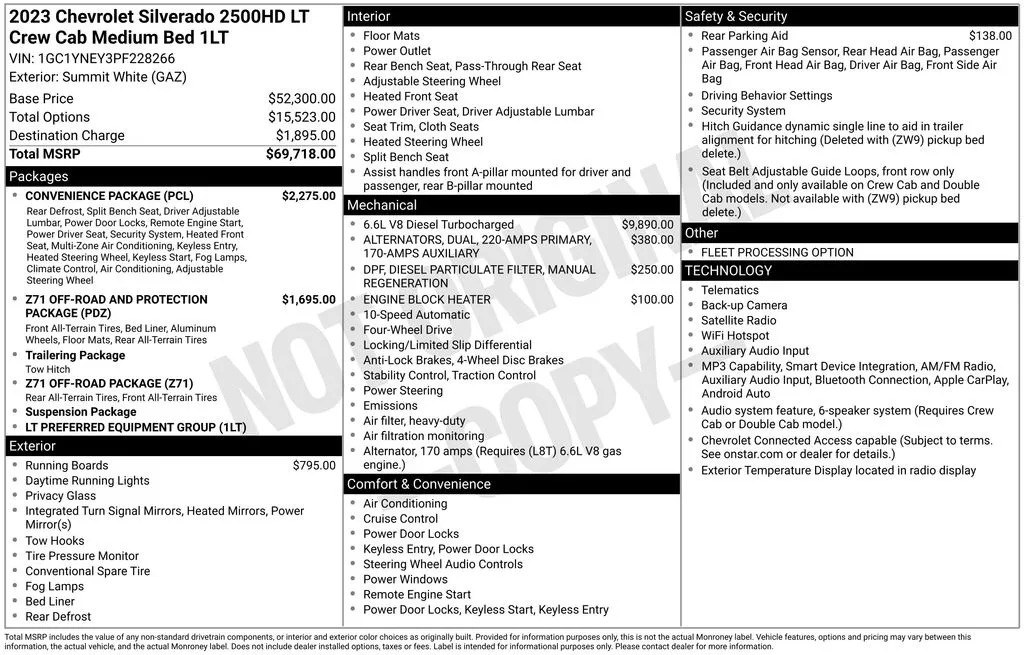2023 Chevrolet Silverado 2500HD LT thumbnail 7
