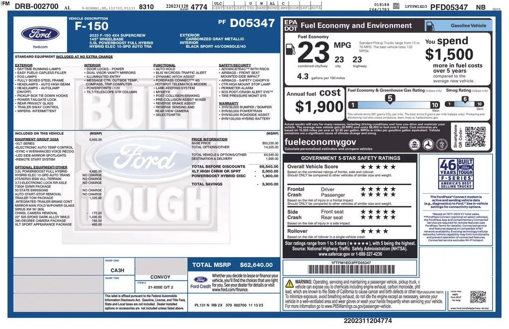 2023 Ford F-150 XLT thumbnail 7