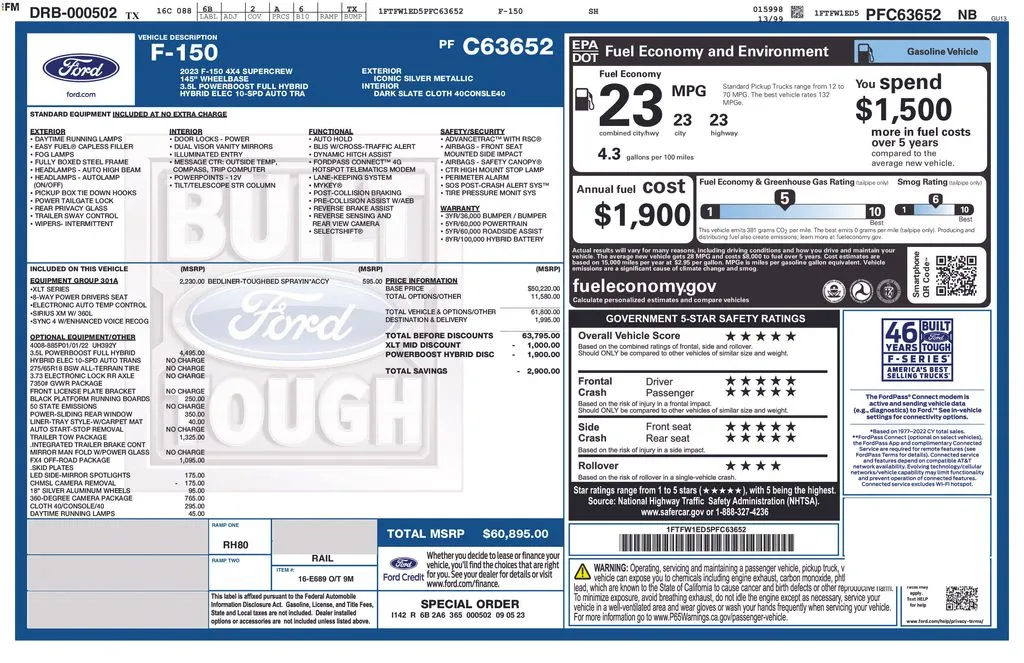 2023 Ford F-150 XLT thumbnail 27