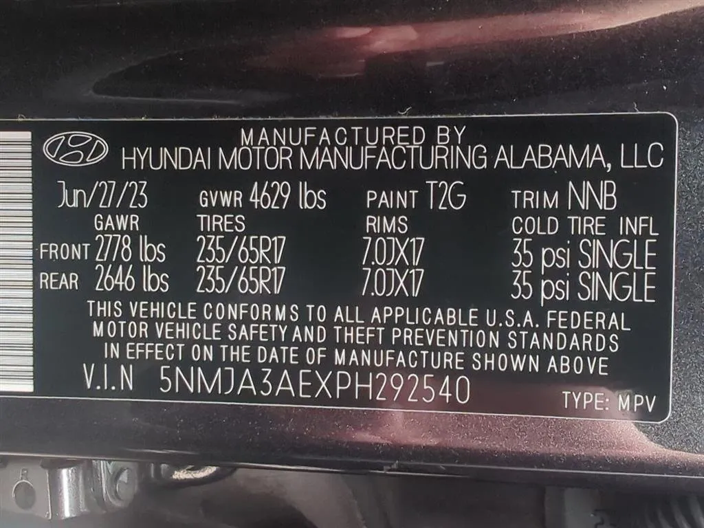 2023 HYUNDAI TUCSON SE thumbnail 7