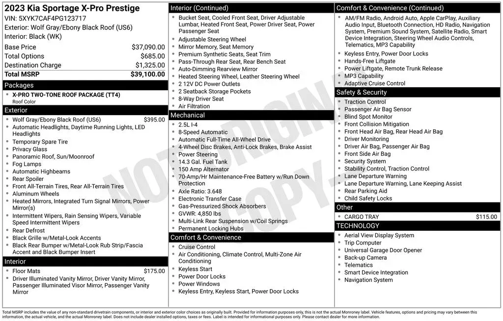 2023 Kia Sportage X-Pro Prestige thumbnail 3