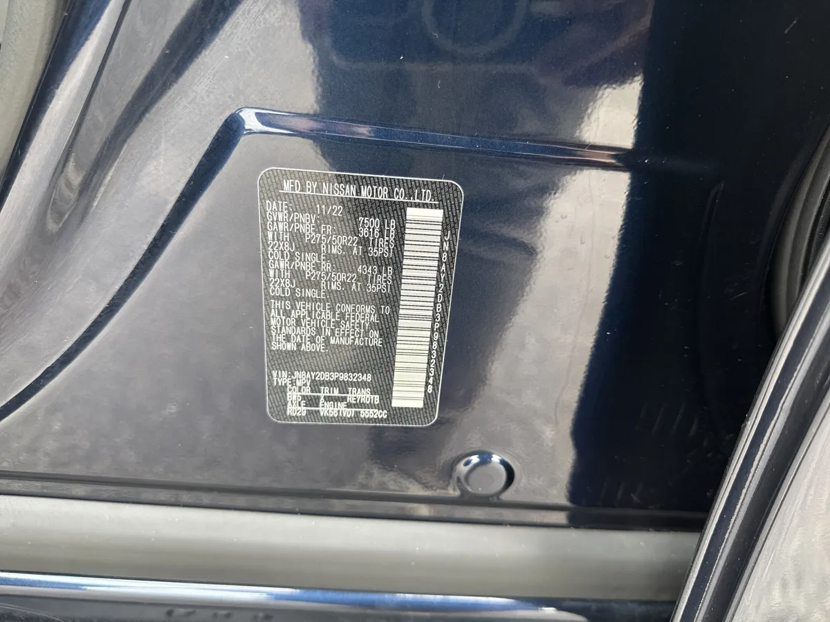 2023 Nissan Armada Platinum thumbnail 35