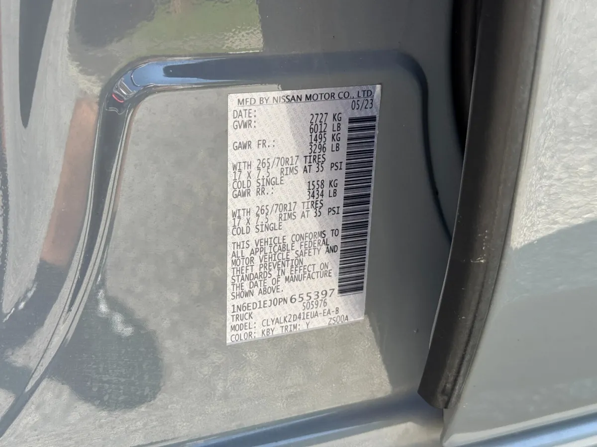 2023 Nissan Frontier PRO-X w/ Premium Tech & Convenience Packages thumbnail 43
