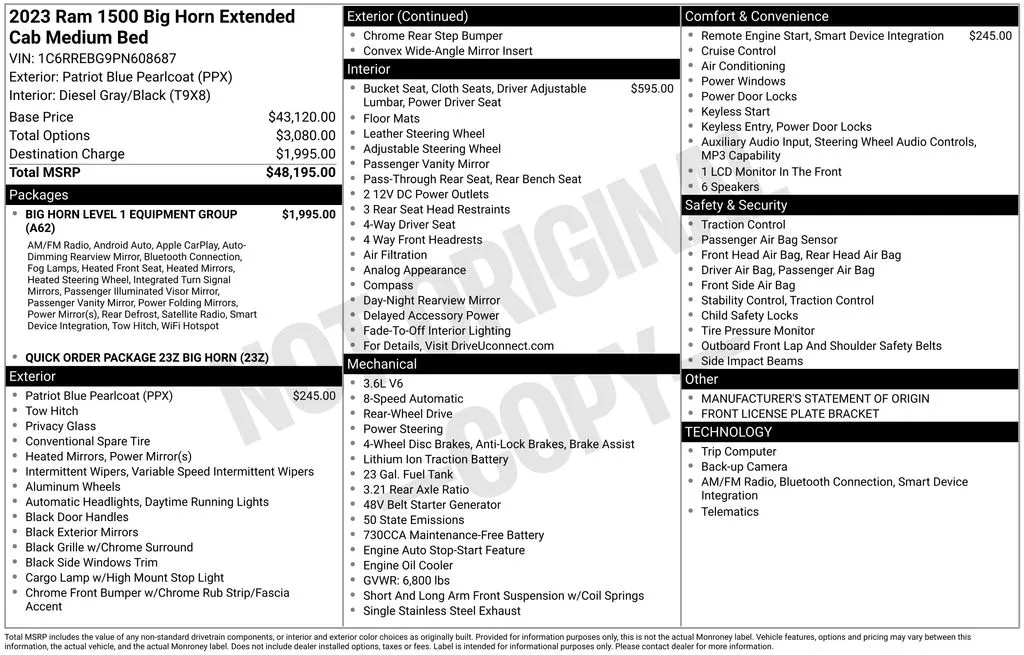2023 Ram 1500 Big Horn/Lone Star thumbnail 27