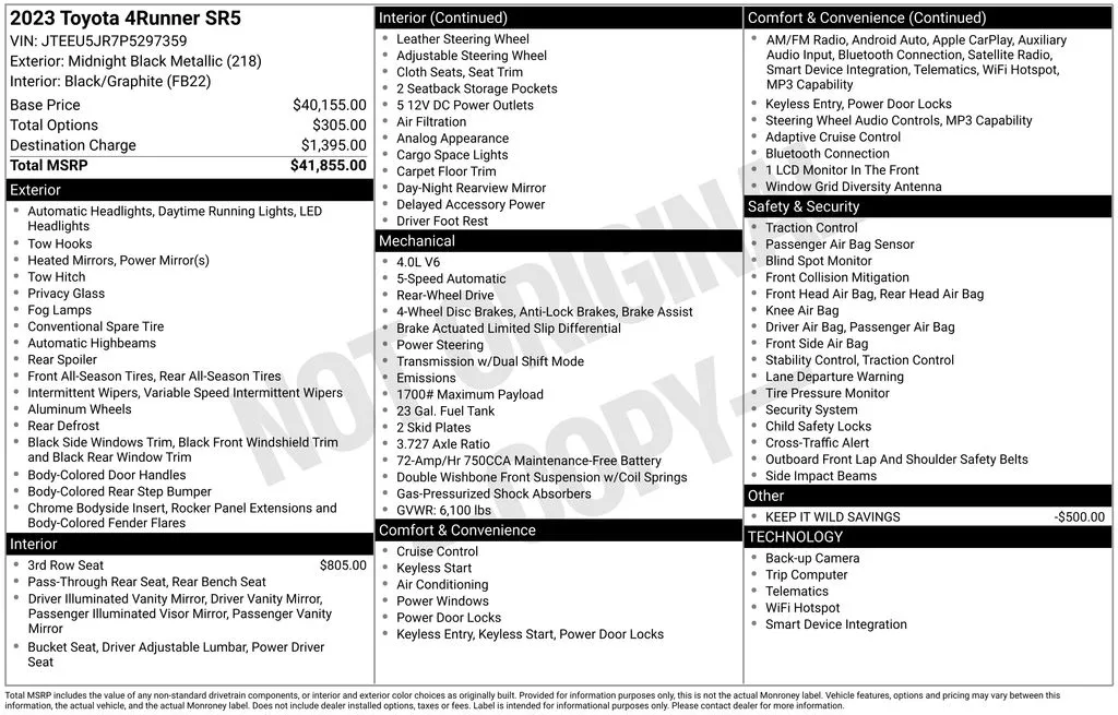 2023 Toyota 4Runner SR5 thumbnail 31