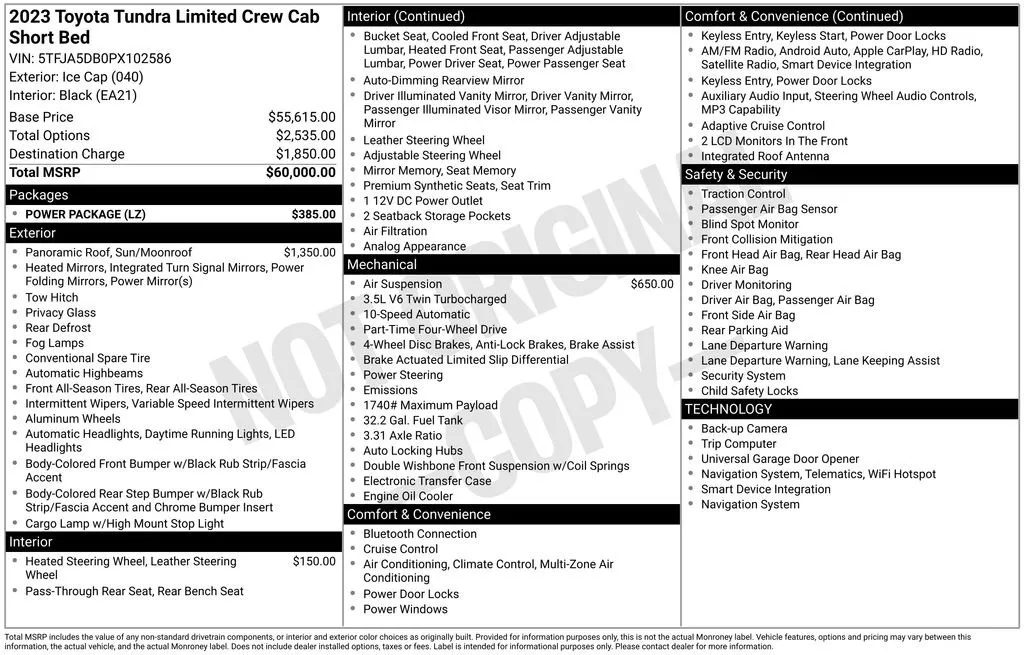 2023 Toyota Tundra Limited thumbnail 6