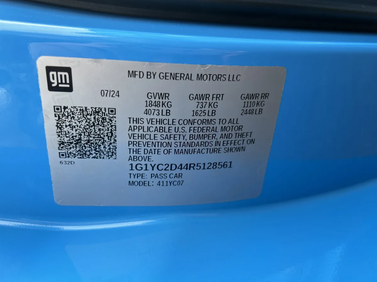 2024 Chevrolet Corvette 3LT thumbnail 35
