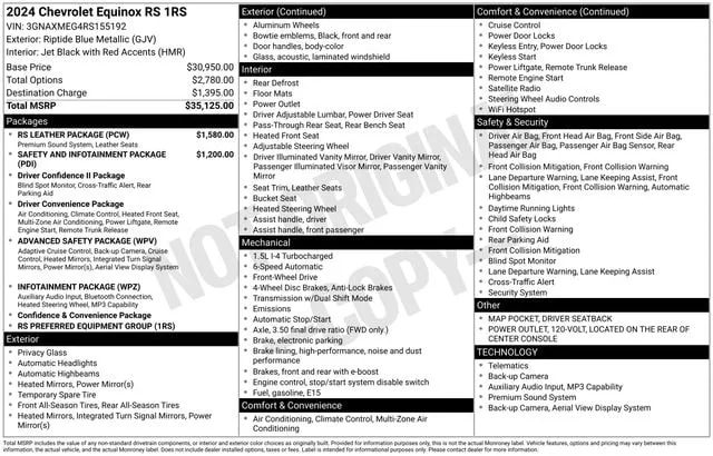 2024 Chevrolet Equinox RS thumbnail 26