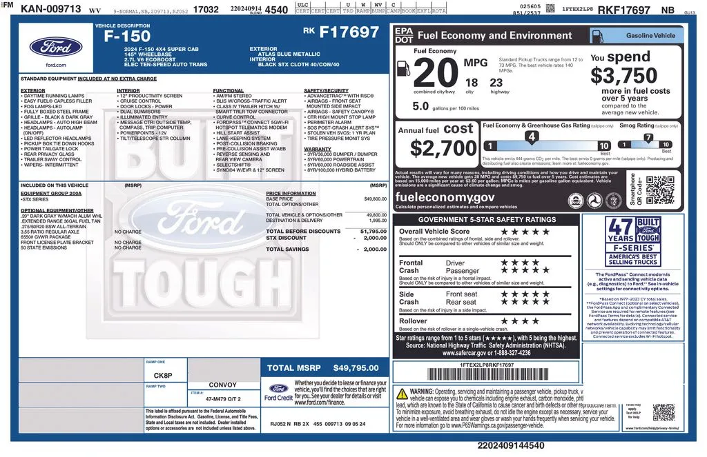 2024 Ford F-150 STX thumbnail 2