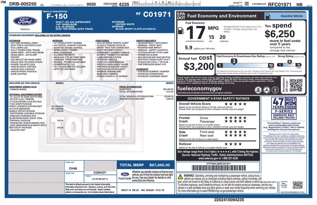 2024 Ford F-150 Tremor thumbnail 27