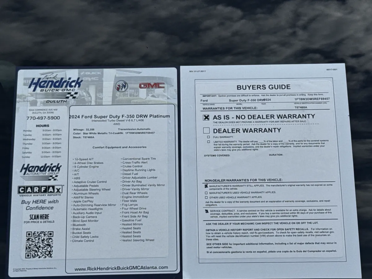 2024 Ford Super Duty F-350 DRW Platinum thumbnail 37