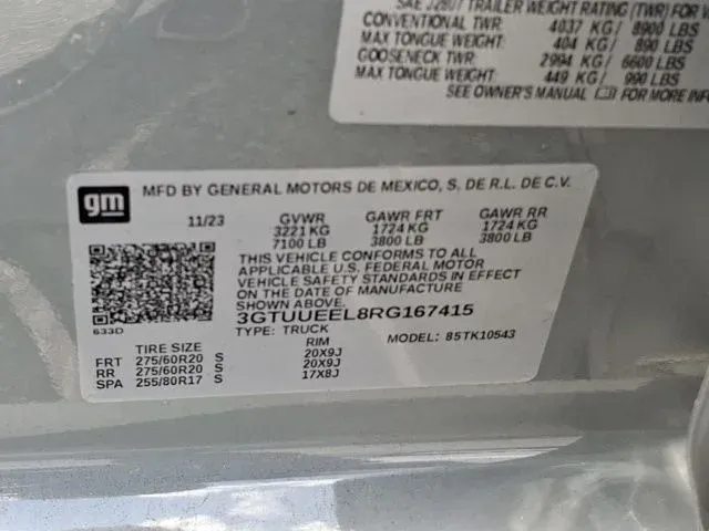 2024 GMC Sierra 1500 AT4 thumbnail 16