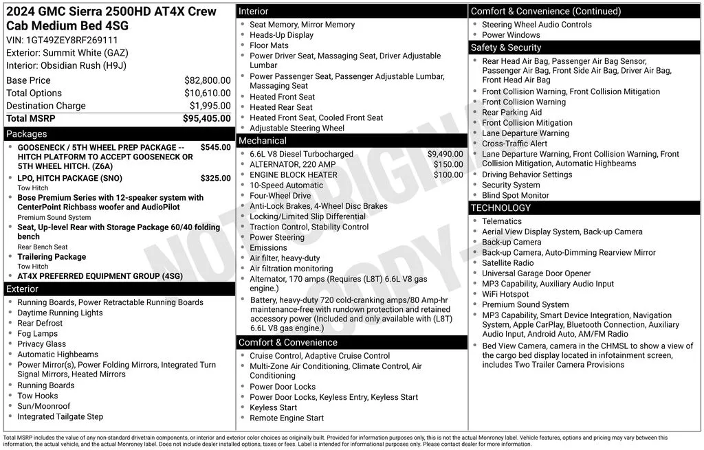 2024 GMC Sierra 2500HD AT4X thumbnail 7