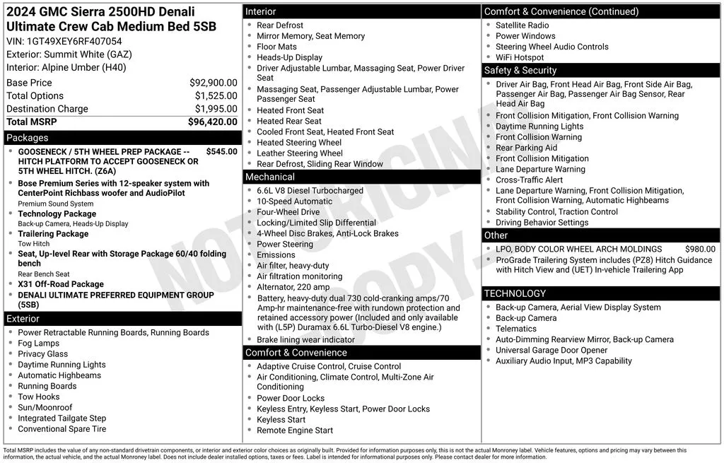 2024 GMC Sierra 2500HD Denali Ultimate thumbnail 27