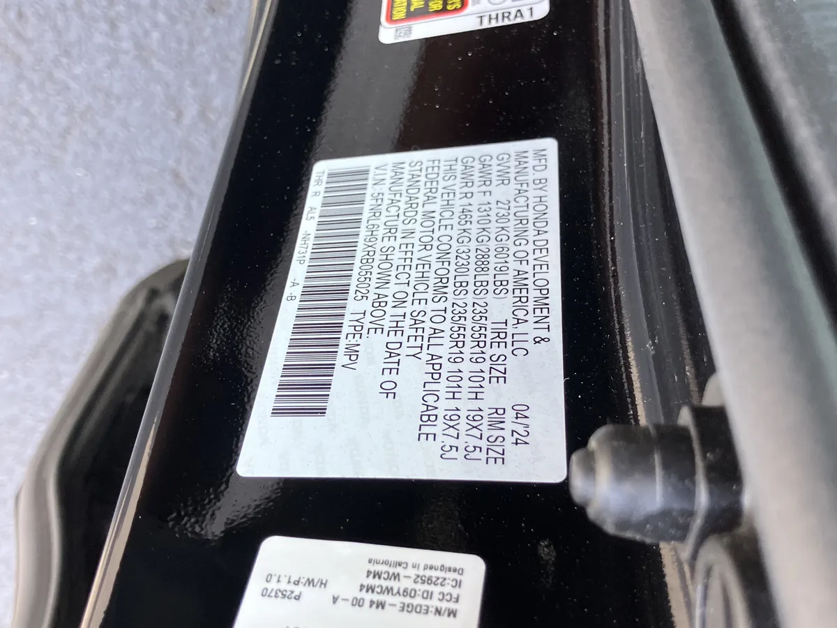 2024 Honda Odyssey Elite Auto thumbnail 31