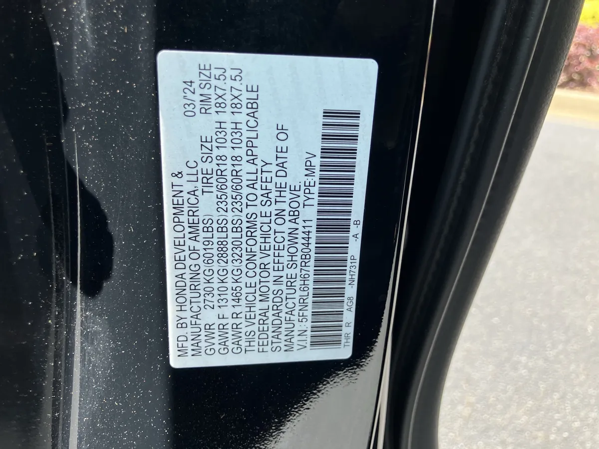 2024 Honda Odyssey EX-L Auto thumbnail 37