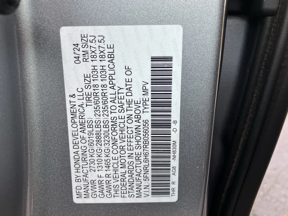 2024 Honda Odyssey EX-L Auto thumbnail 37