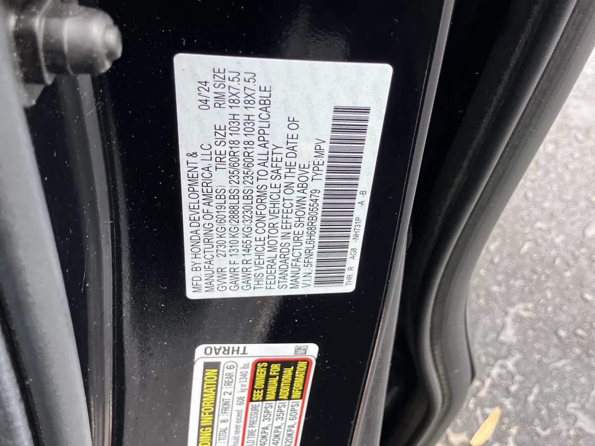 2024 Honda Odyssey EX-L Auto thumbnail 29