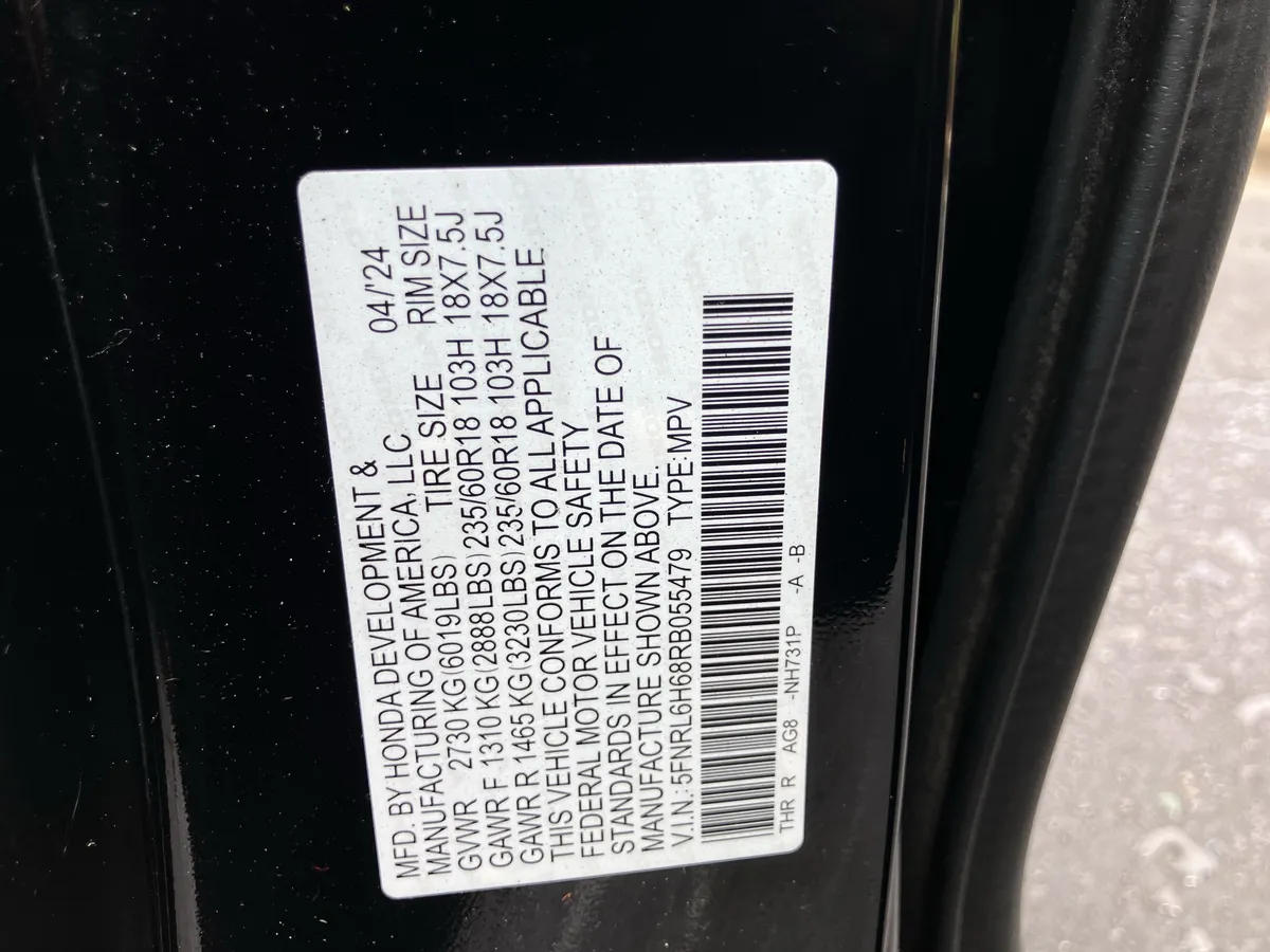 2024 Honda Odyssey EX-L Auto thumbnail 36