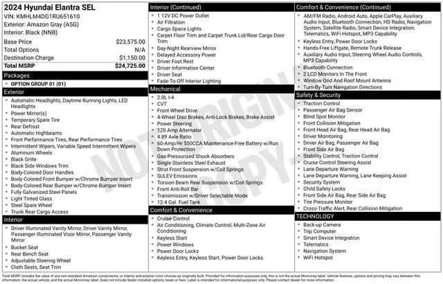 2024 Hyundai Elantra SEL thumbnail 27
