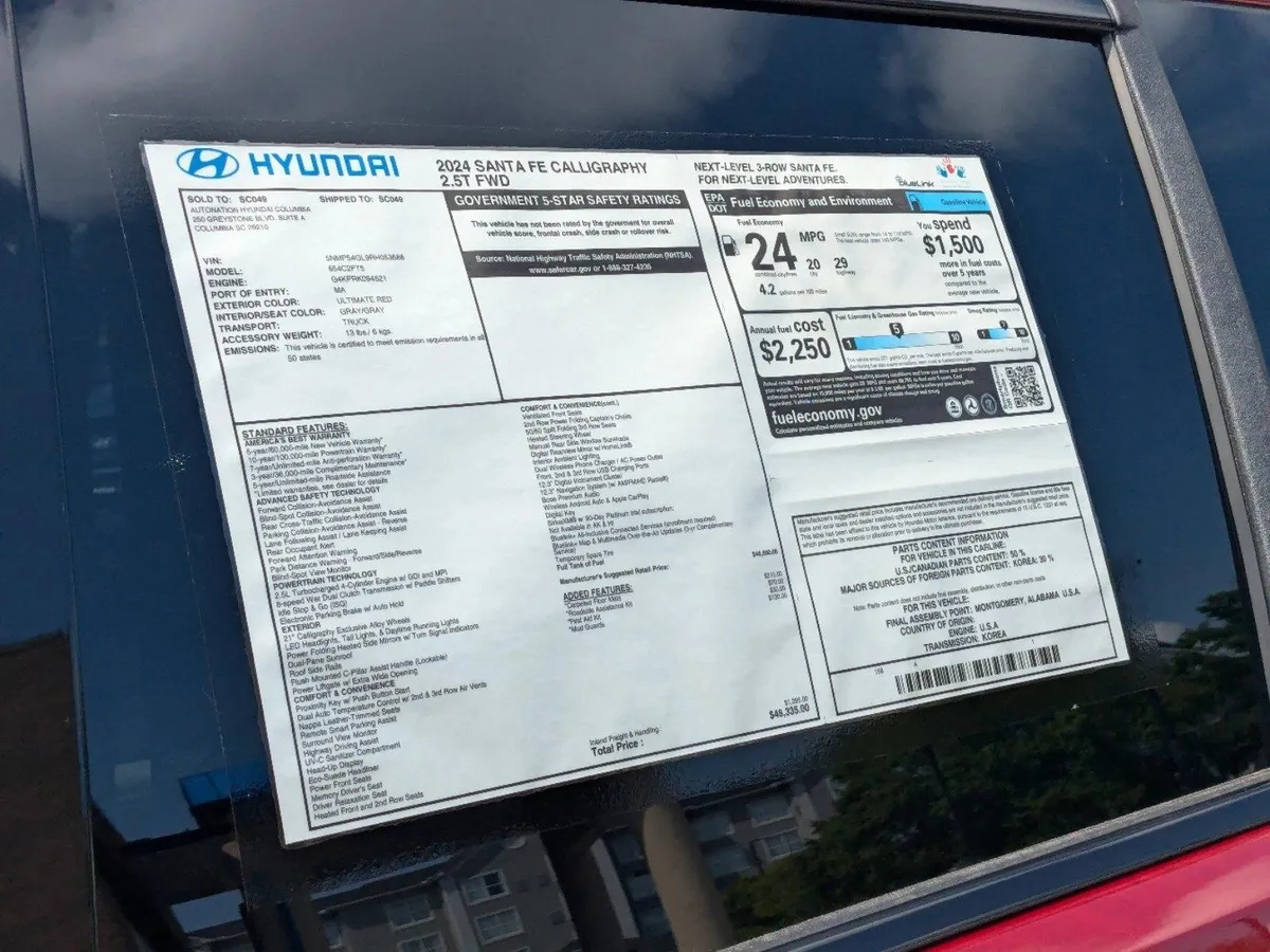2024 Hyundai Santa Fe Calligraphy thumbnail 26