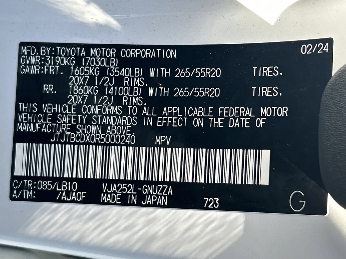 2024 Lexus GX GX 550 Premium+ thumbnail 35