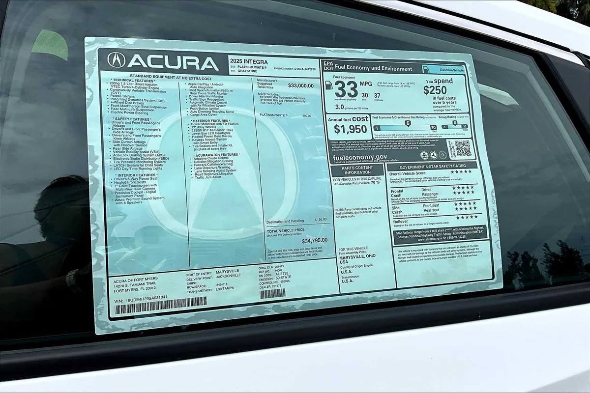 2025 Acura Integra thumbnail 22
