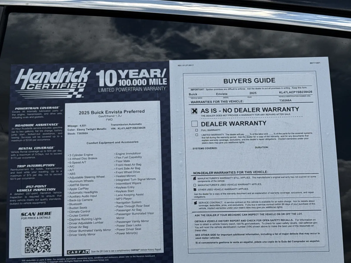 2025 Buick Envista Preferred thumbnail 34