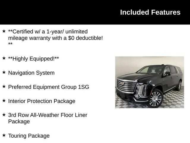 2025 CADILLAC Escalade ESV Premium Luxury Platinum thumbnail 4