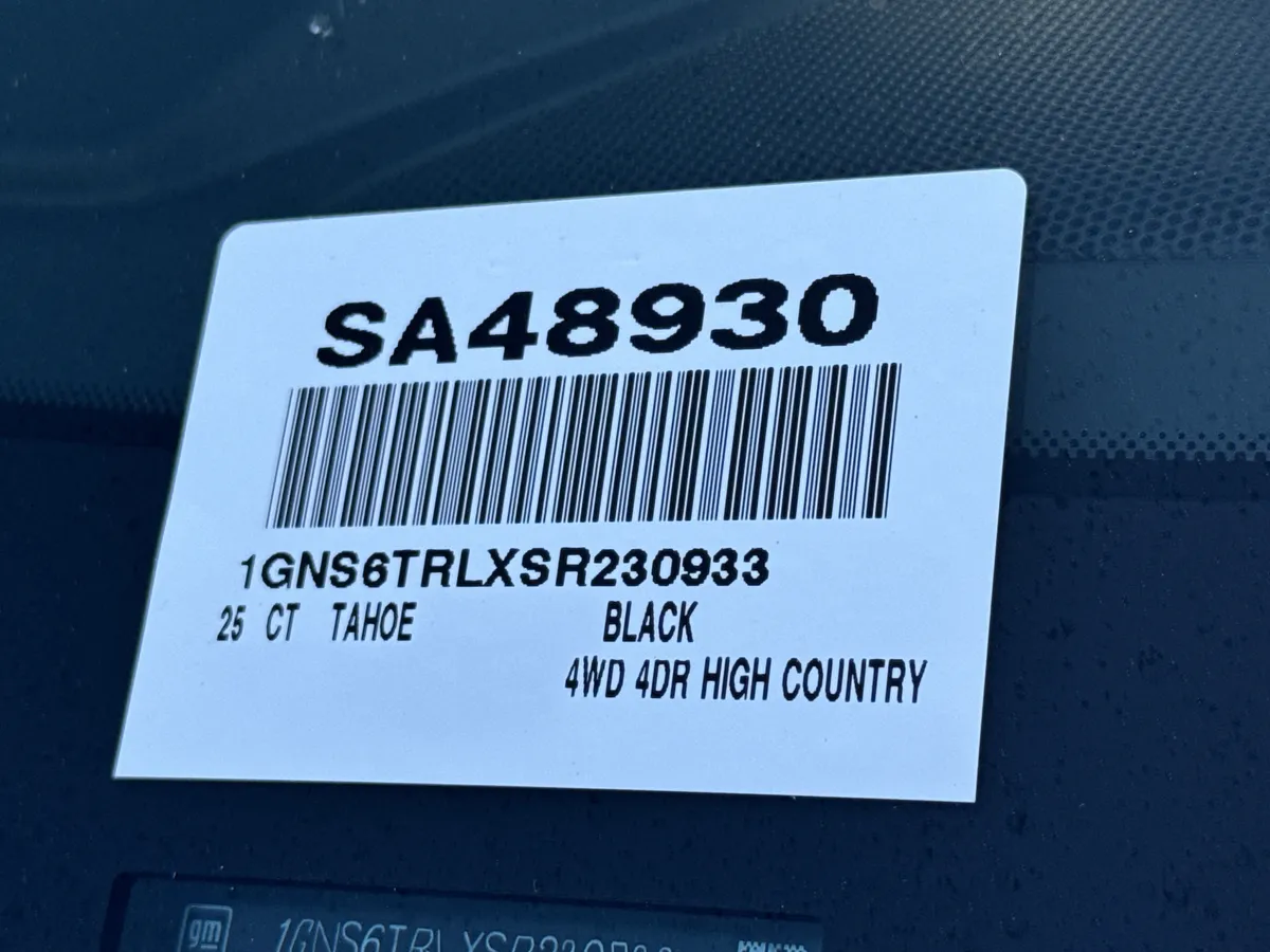2025 Chevrolet Tahoe High Country thumbnail 40